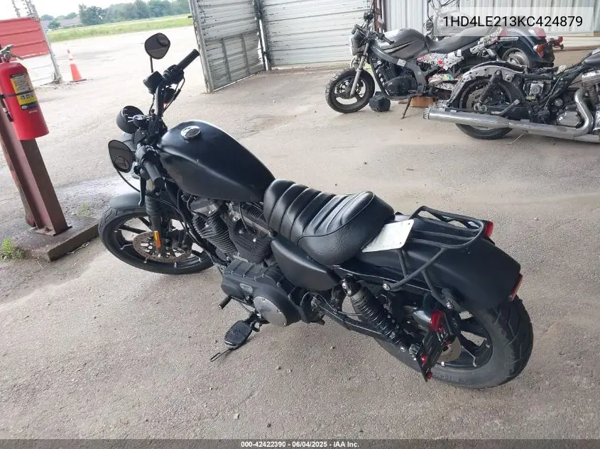 2019 Harley-Davidson Xl883 N VIN: 1HD4LE213KC424879 Lot: 42422390