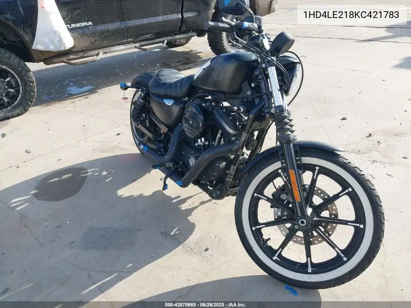2019 Harley-Davidson Xl883 N VIN: 1HD4LE218KC421783 Lot: 42570869