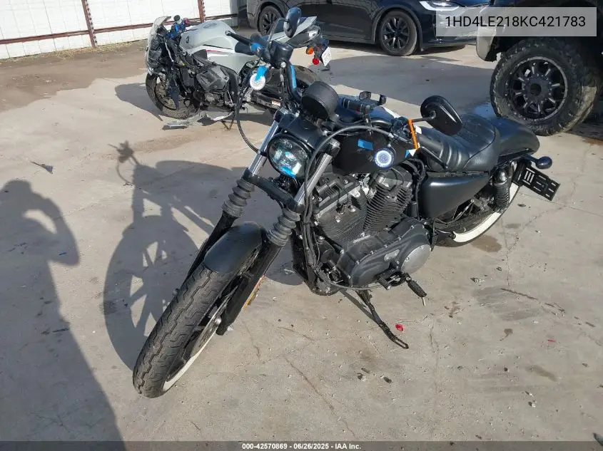 2019 Harley-Davidson Xl883 N VIN: 1HD4LE218KC421783 Lot: 42570869