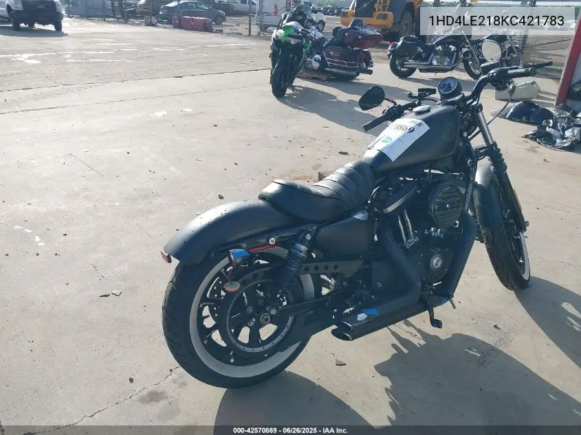 2019 Harley-Davidson Xl883 N VIN: 1HD4LE218KC421783 Lot: 42570869