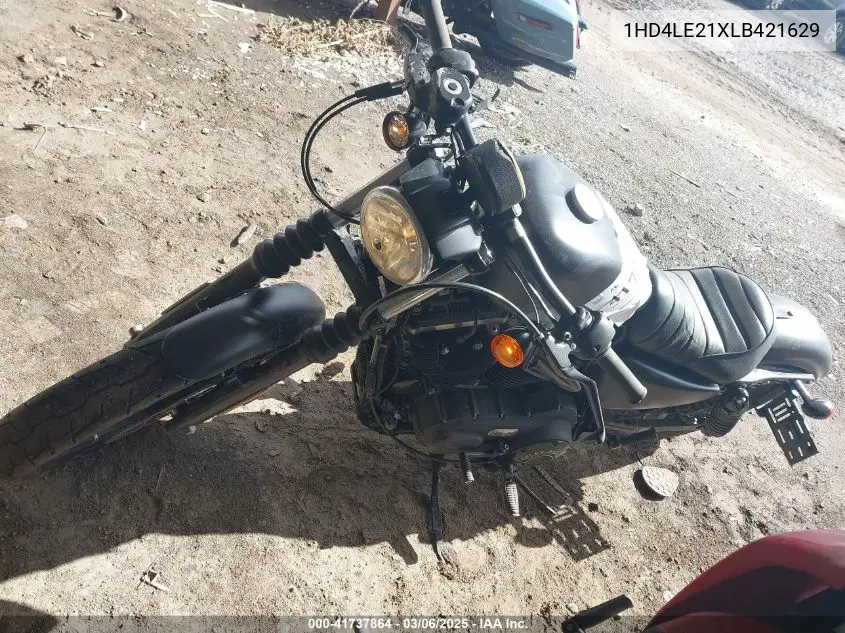 2020 Harley-Davidson Xl883 N VIN: 1HD4LE21XLB421629 Lot: 41737864