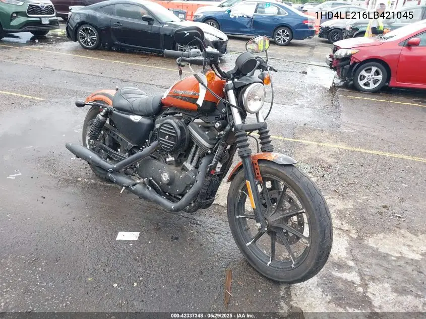 2020 Harley-Davidson Xl883 N VIN: 1HD4LE216LB421045 Lot: 42337348