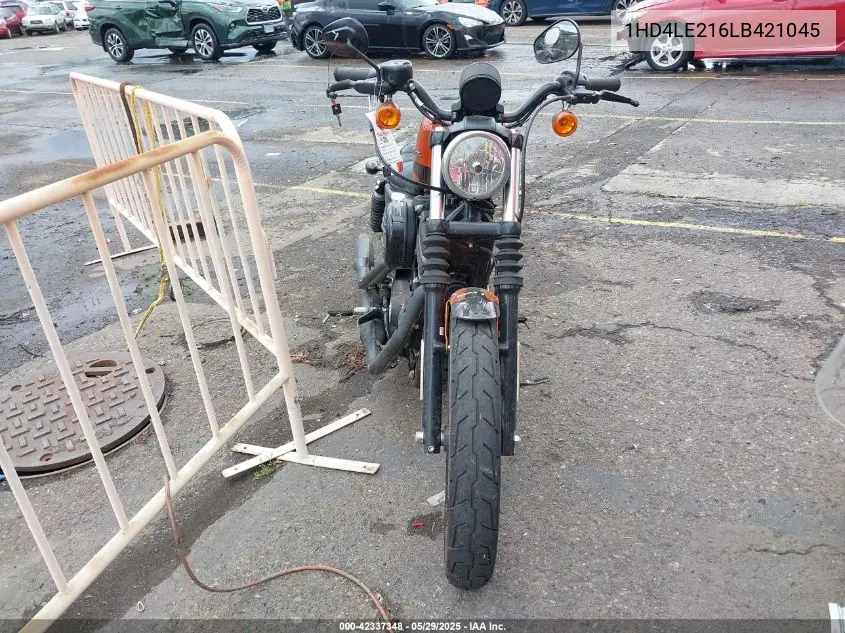 2020 Harley-Davidson Xl883 N VIN: 1HD4LE216LB421045 Lot: 42337348