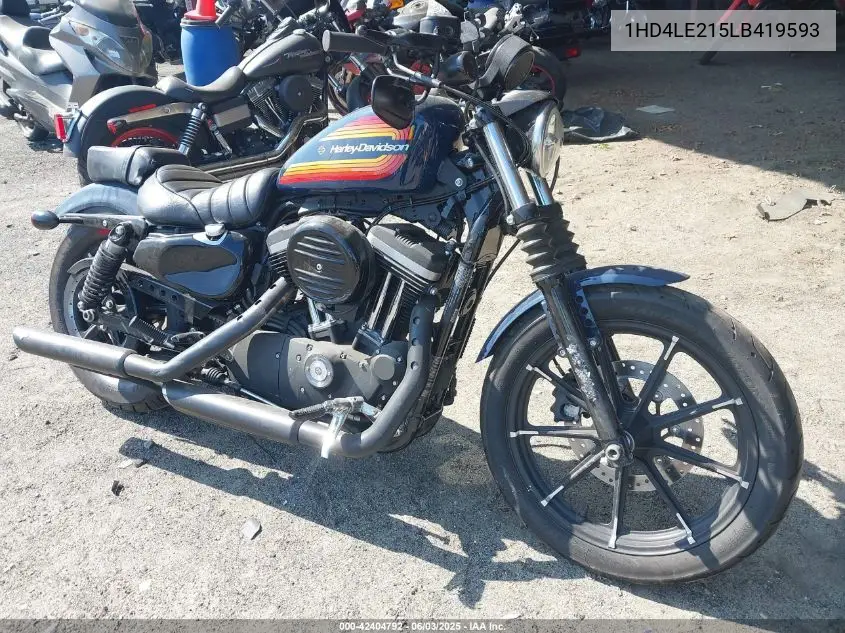2020 Harley-Davidson Xl883 N VIN: 1HD4LE215LB419593 Lot: 42404792