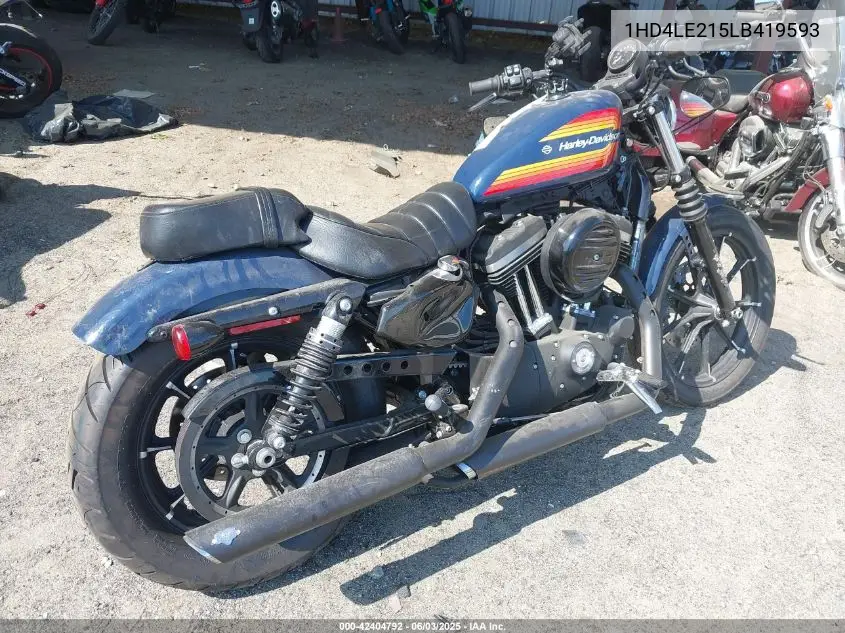 2020 Harley-Davidson Xl883 N VIN: 1HD4LE215LB419593 Lot: 42404792