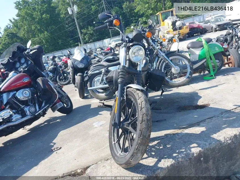 2020 Harley-Davidson Xl883 N VIN: 1HD4LE216LB436418 Lot: 42538318