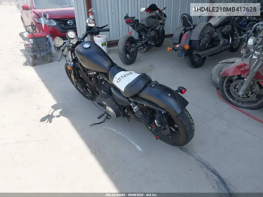 2021 Harley-Davidson Xl883 N VIN: 1HD4LE218MB417628 Lot: 42194568