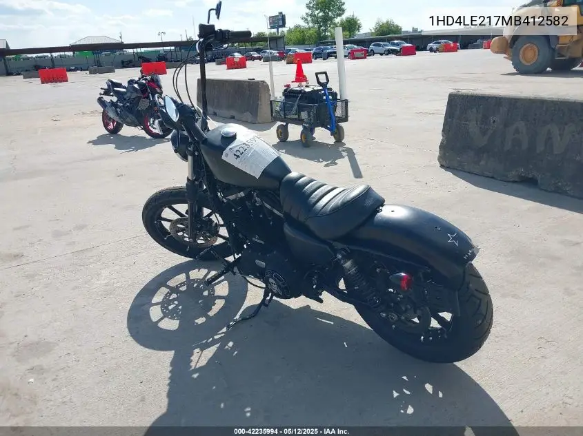 2021 Harley-Davidson Xl883 N VIN: 1HD4LE217MB412582 Lot: 42235994