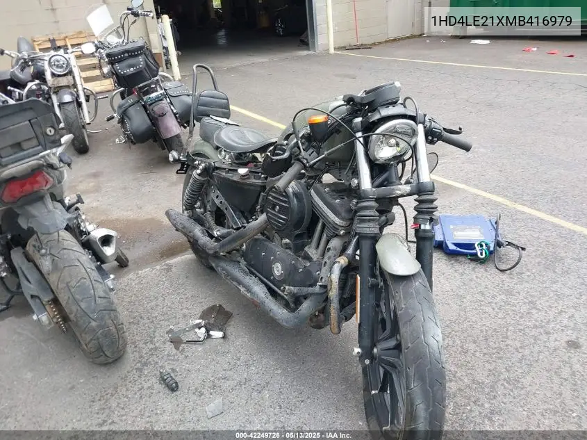 2021 Harley-Davidson Xl883 N VIN: 1HD4LE21XMB416979 Lot: 42249726