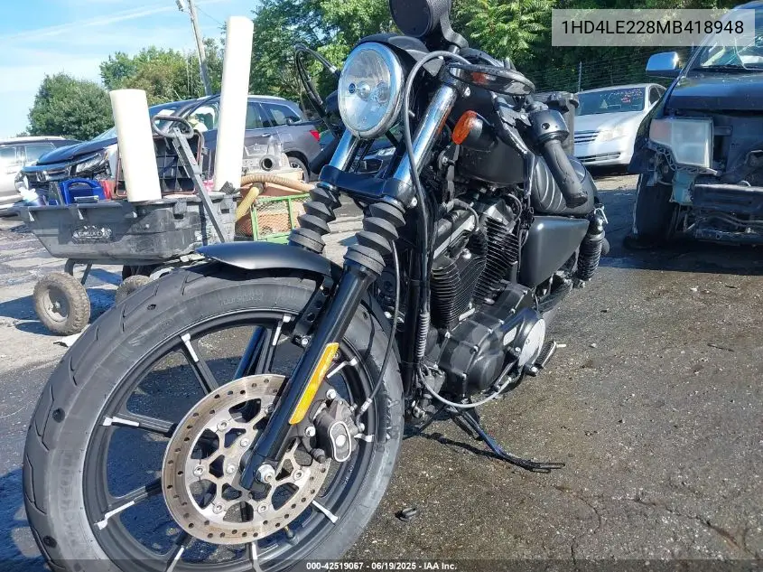 2021 Harley-Davidson Xl883 N VIN: 1HD4LE228MB418948 Lot: 42519067
