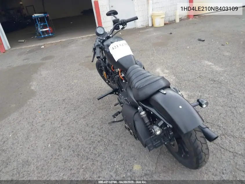 2022 Harley-Davidson Xl883 N VIN: 1HD4LE210NB403109 Lot: 42132766