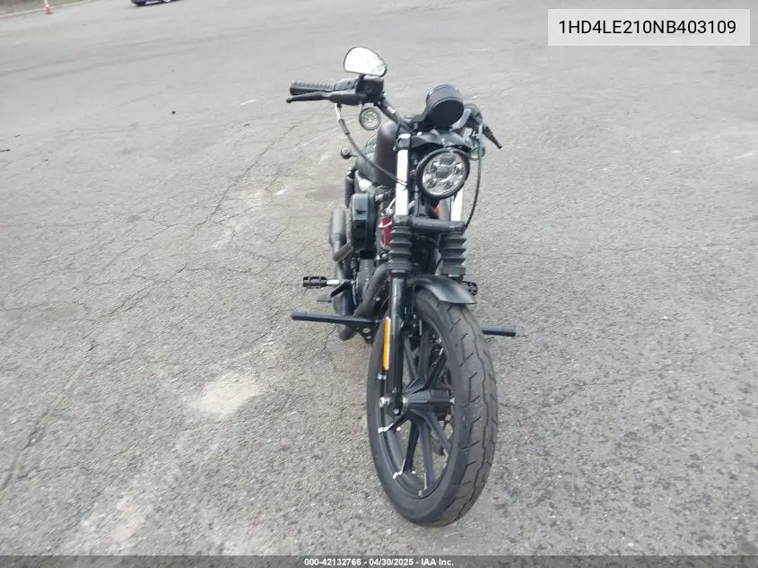 2022 Harley-Davidson Xl883 N VIN: 1HD4LE210NB403109 Lot: 42132766