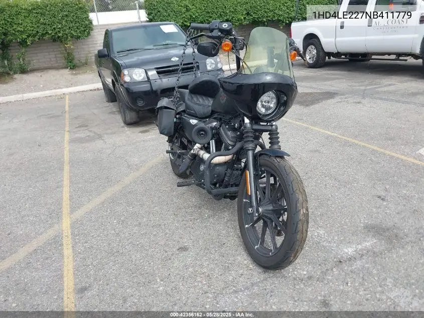 2022 Harley-Davidson Xl883 N VIN: 1HD4LE227NB411779 Lot: 42356162