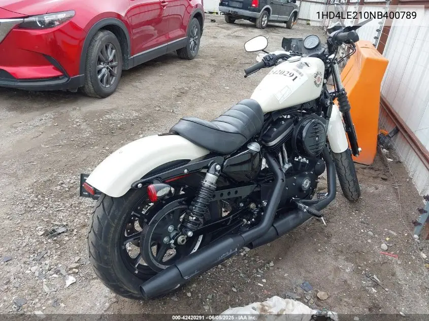 2022 Harley-Davidson Xl883 N VIN: 1HD4LE210NB400789 Lot: 42420291