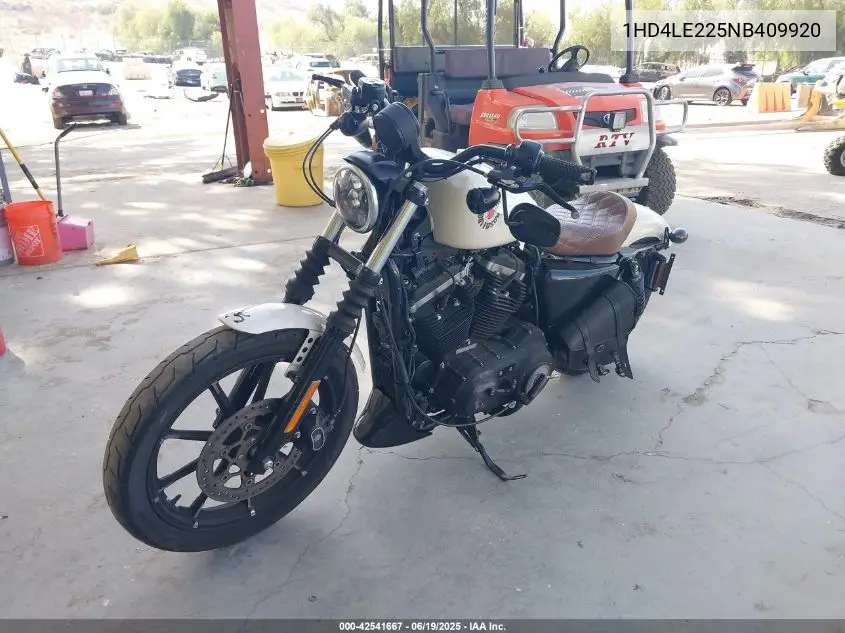 2022 Harley-Davidson Xl883 N VIN: 1HD4LE225NB409920 Lot: 42541667