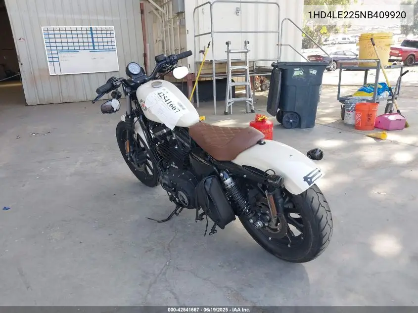 2022 Harley-Davidson Xl883 N VIN: 1HD4LE225NB409920 Lot: 42541667