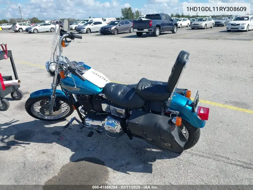 1994 Harley-Davidson Fxdl VIN: 1HD1GDL11RY308609 Lot: 41554284
