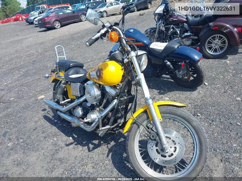 1997 Harley-Davidson Fxdl VIN: 1HD1GDL16VY322631 Lot: 42593785