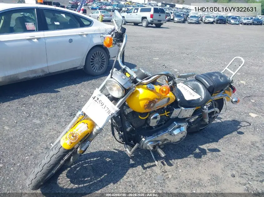 1997 Harley-Davidson Fxdl VIN: 1HD1GDL16VY322631 Lot: 42593785