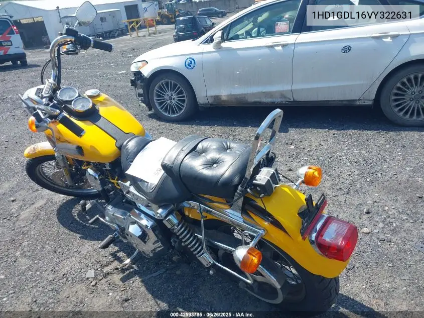 1997 Harley-Davidson Fxdl VIN: 1HD1GDL16VY322631 Lot: 42593785