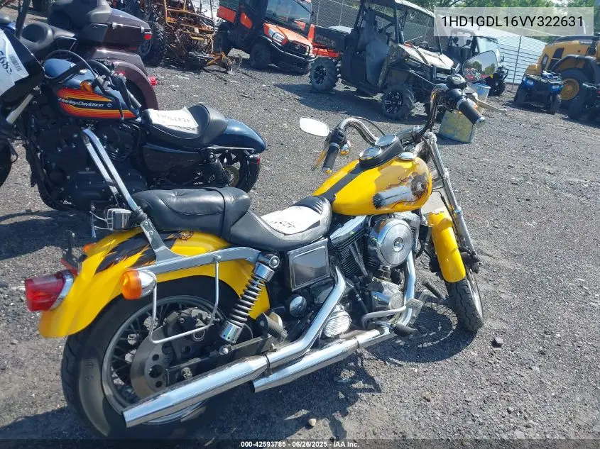 1997 Harley-Davidson Fxdl VIN: 1HD1GDL16VY322631 Lot: 42593785