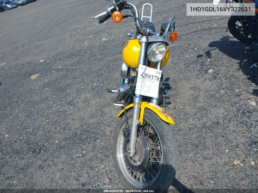 1997 Harley-Davidson Fxdl VIN: 1HD1GDL16VY322631 Lot: 42593785