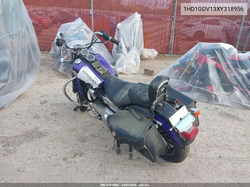1999 Harley-Davidson Fxdl VIN: 1HD1GDV13XY318956 Lot: 41910682