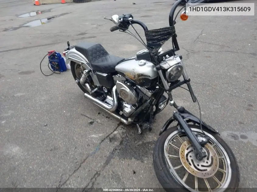 2003 Harley-Davidson Fxdl Anniversary VIN: 1HD1GDV413K315609 Lot: 42368054