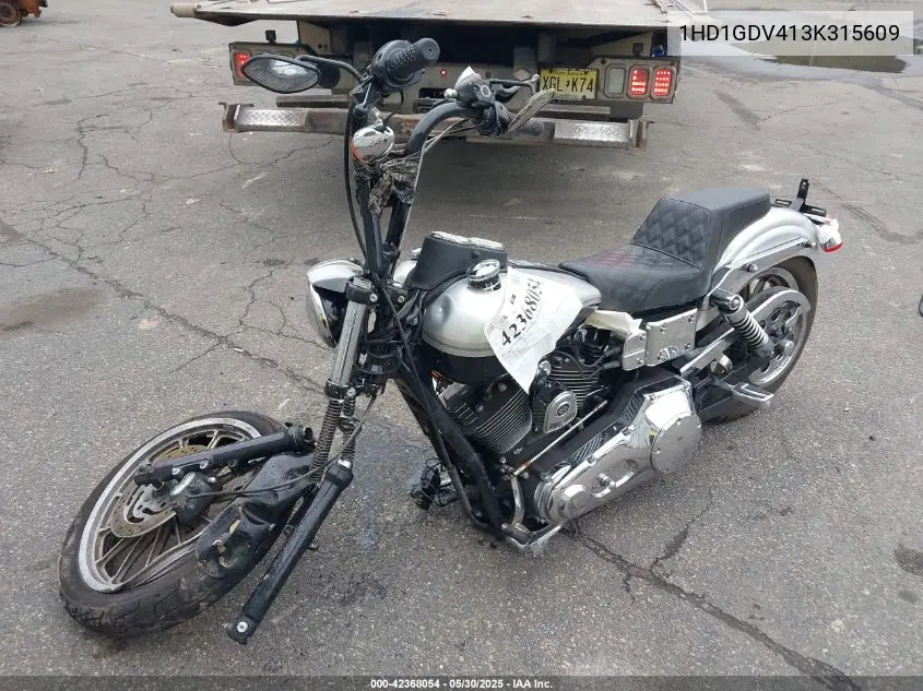 2003 Harley-Davidson Fxdl Anniversary VIN: 1HD1GDV413K315609 Lot: 42368054