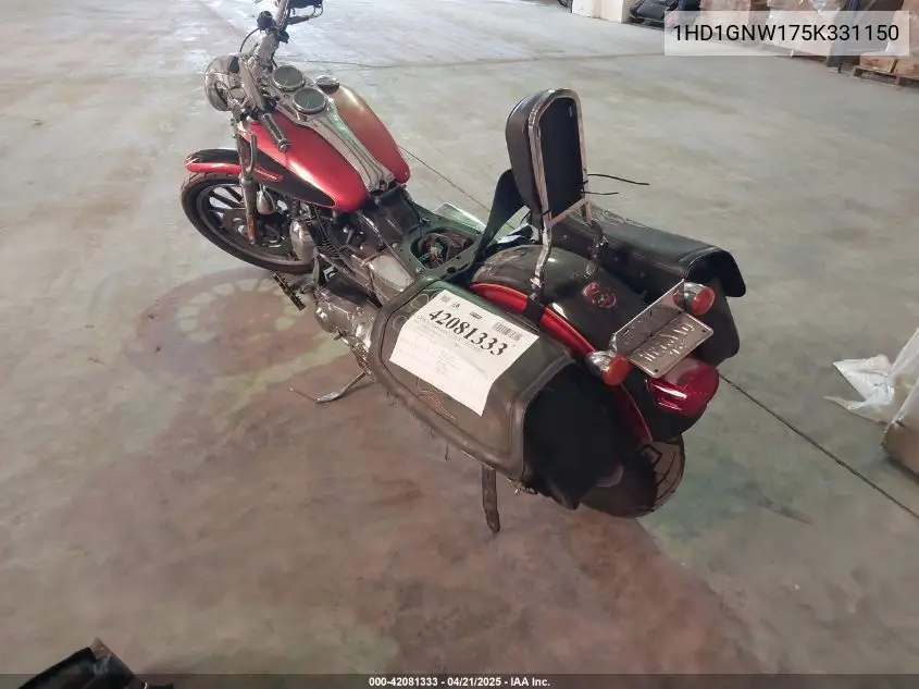 2005 Harley-Davidson Fxdli VIN: 1HD1GNW175K331150 Lot: 42081333