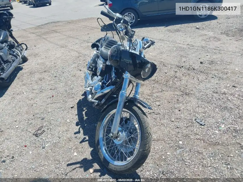 2006 Harley-Davidson Fxdli VIN: 1HD1GN1186K300417 Lot: 42174572