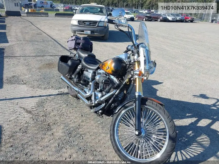 2007 Harley-Davidson Fxdl VIN: 1HD1GN41X7K339474 Lot: 42153401