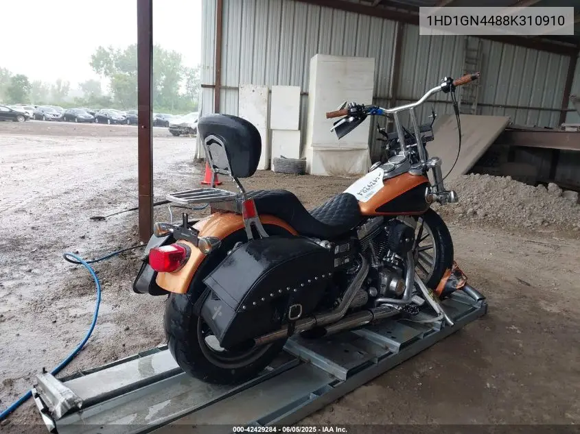 2008 Harley-Davidson Fxdl 105Th Anniversary Edition VIN: 1HD1GN4488K310910 Lot: 42429284