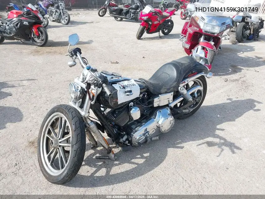 2009 Harley-Davidson Fxdl VIN: 1HD1GN4159K301749 Lot: 42065946