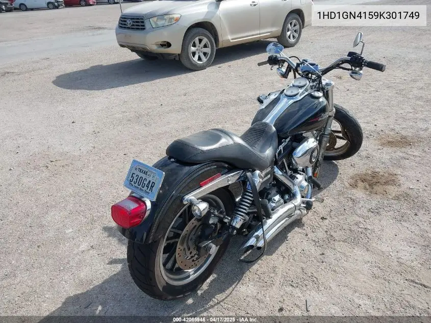 2009 Harley-Davidson Fxdl VIN: 1HD1GN4159K301749 Lot: 42065946
