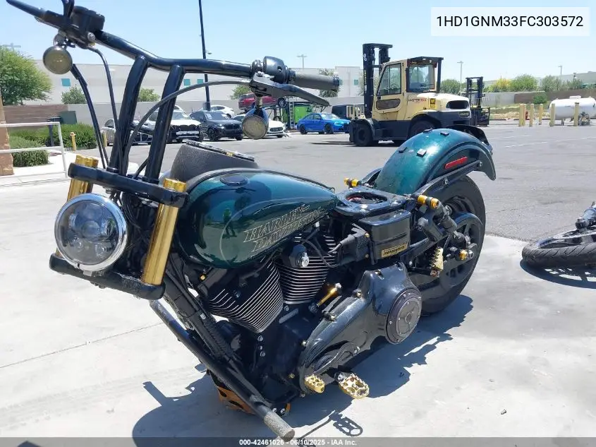 2015 Harley-Davidson Fxdl Dyna Low Rider VIN: 1HD1GNM33FC303572 Lot: 42461026