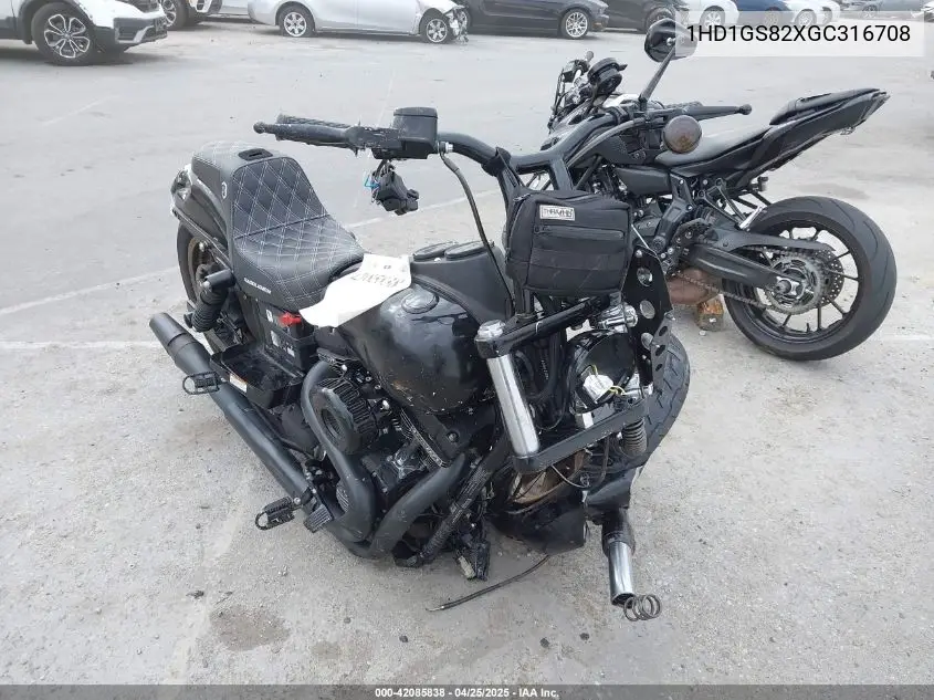 2016 Harley-Davidson Fxdls VIN: 1HD1GS82XGC316708 Lot: 42085838