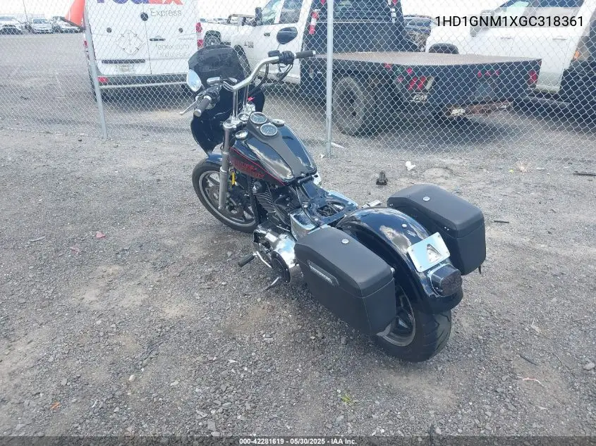 2016 Harley-Davidson Fxdl Dyna Low Rider VIN: 1HD1GNM1XGC318361 Lot: 42281619