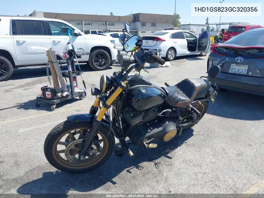 2016 Harley-Davidson Fxdls VIN: 1HD1GS823GC320356 Lot: 42327027