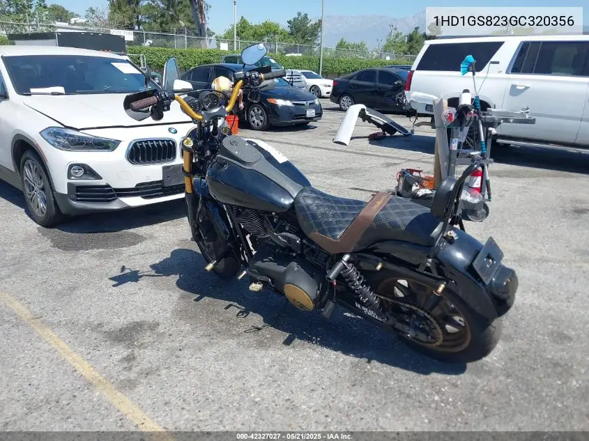 2016 Harley-Davidson Fxdls VIN: 1HD1GS823GC320356 Lot: 42327027