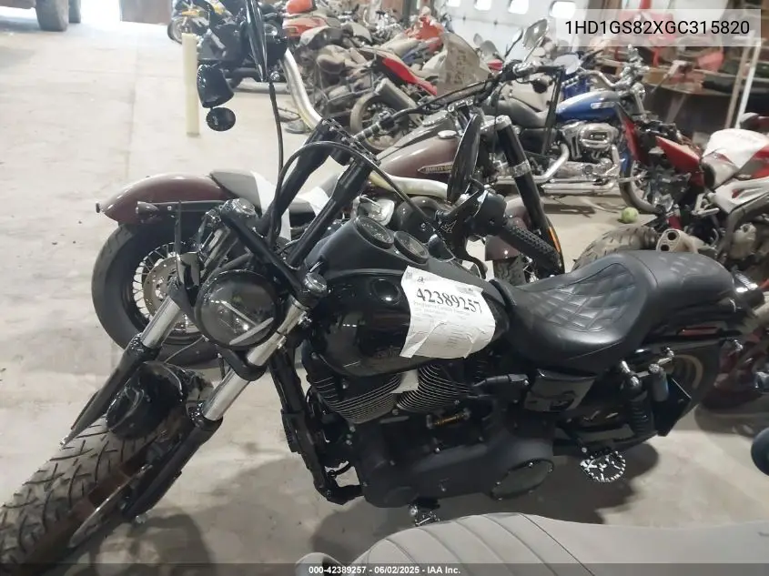 2016 Harley-Davidson Fxdls VIN: 1HD1GS82XGC315820 Lot: 42389257