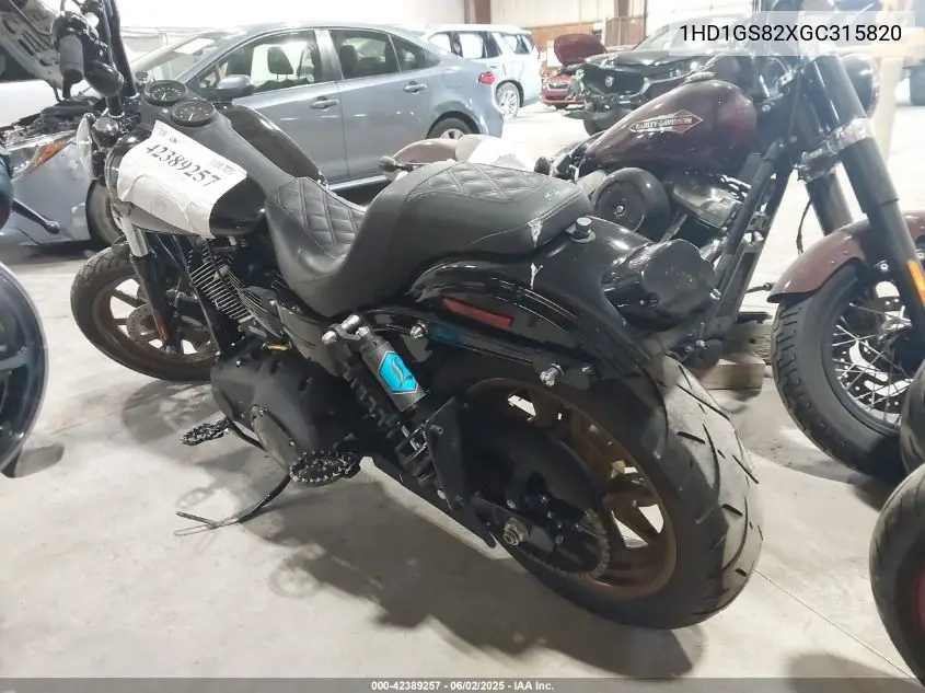 2016 Harley-Davidson Fxdls VIN: 1HD1GS82XGC315820 Lot: 42389257