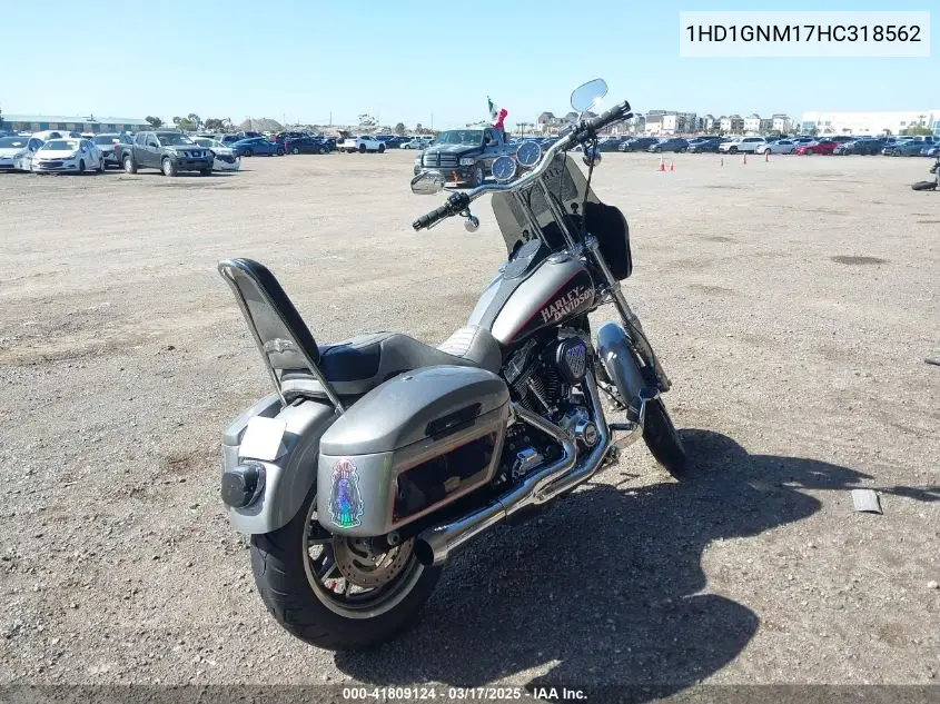 2017 Harley-Davidson Fxdl Dyna Low Rider VIN: 1HD1GNM17HC318562 Lot: 41809124