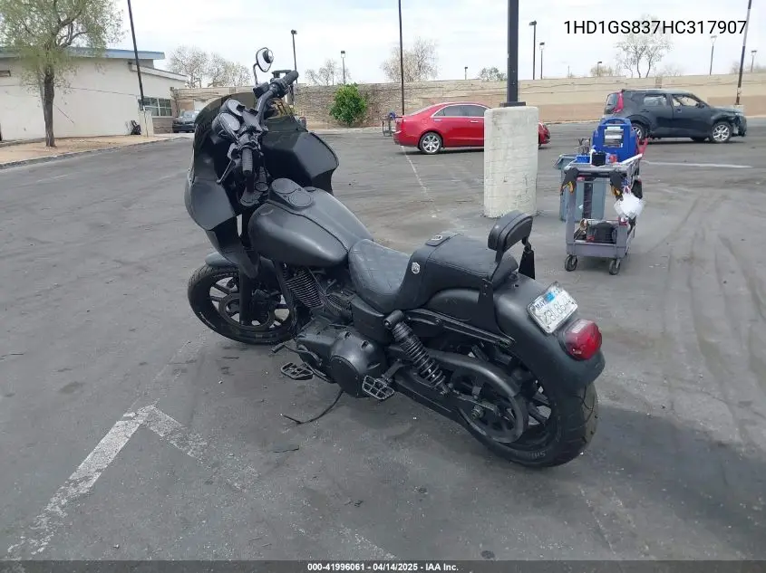 2017 Harley-Davidson Fxdls VIN: 1HD1GS837HC317907 Lot: 41996061
