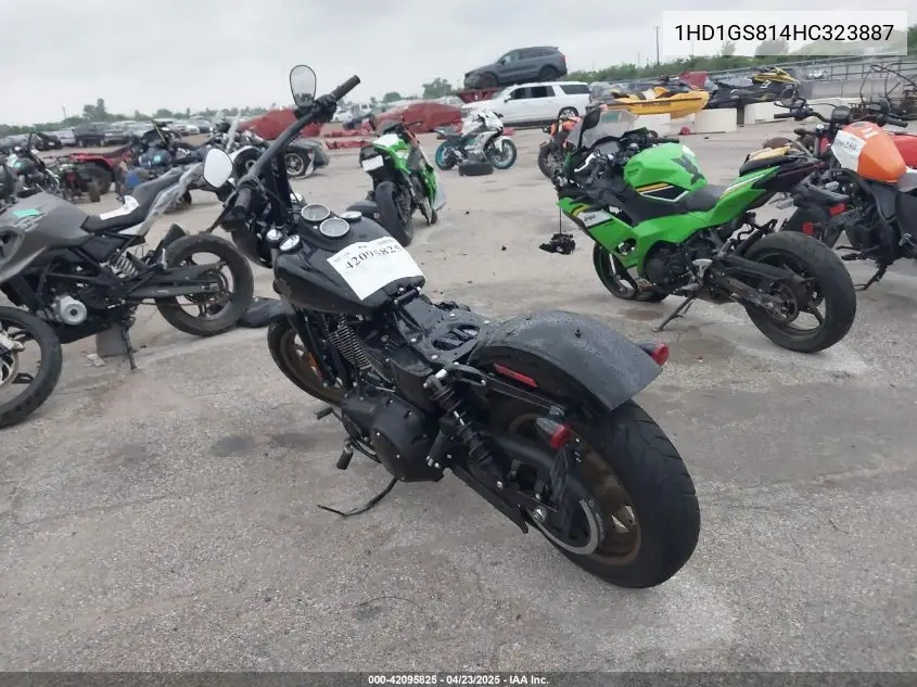2017 Harley-Davidson Fxdls VIN: 1HD1GS814HC323887 Lot: 42095825