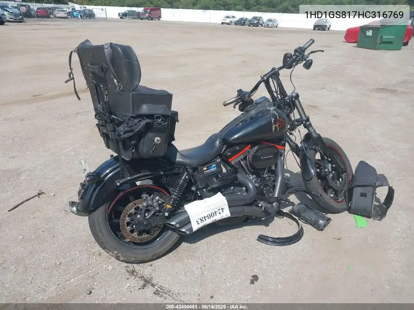 2017 Harley-Davidson Fxdls VIN: 1HD1GS817HC316769 Lot: 42400483