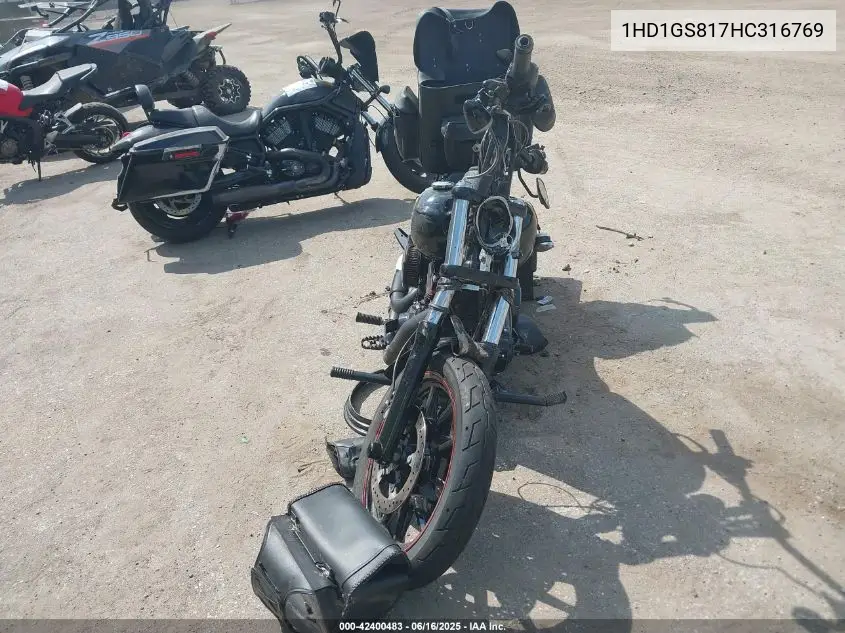 2017 Harley-Davidson Fxdls VIN: 1HD1GS817HC316769 Lot: 42400483