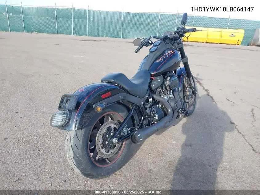 2020 Harley-Davidson Fxlrs VIN: 1HD1YWK10LB064147 Lot: 41788896