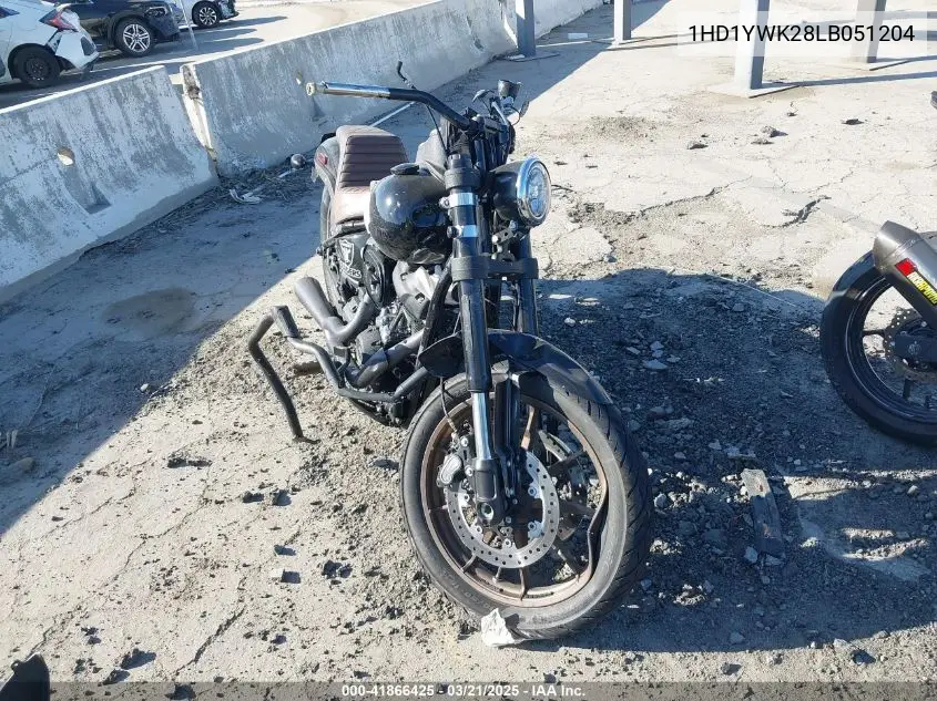 2020 Harley-Davidson Fxlrs VIN: 1HD1YWK28LB051204 Lot: 41866425