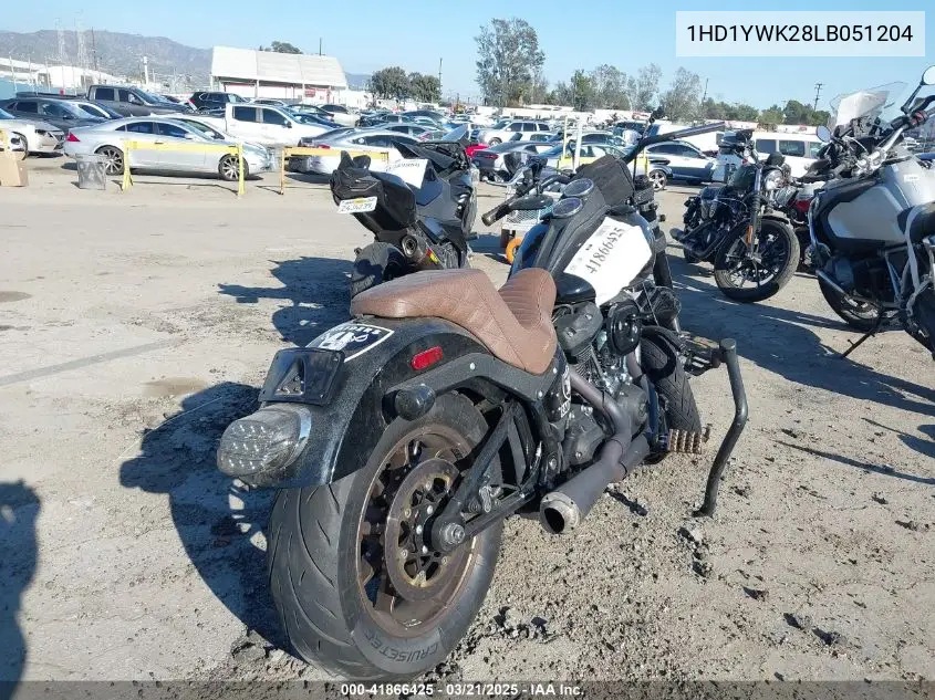 2020 Harley-Davidson Fxlrs VIN: 1HD1YWK28LB051204 Lot: 41866425
